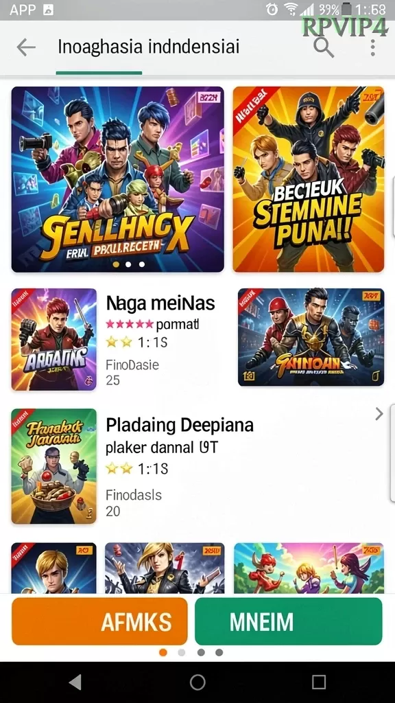 Cuplikan layar RAJAWALI55 — aktivitas