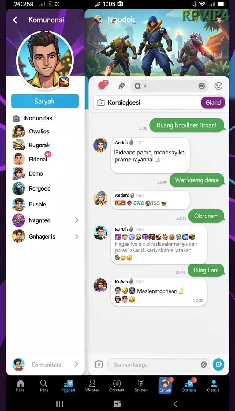 Cuplikan layar EE789 — pengaturan akun