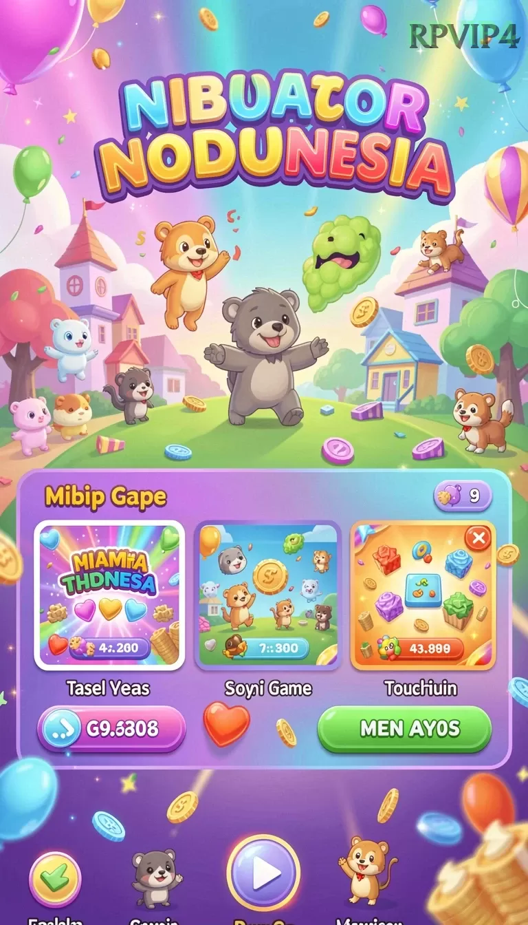 Cuplikan layar BORDER — menu navigasi